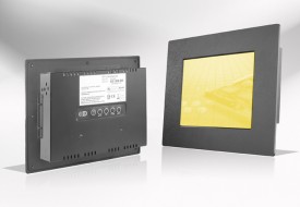 Ecran LCD industriel Wide intégrable par l'avant, OSD arrière