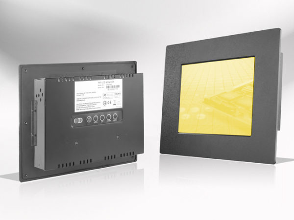 Ecran LCD industriel Wide intégrable par l'avant, OSD arrière