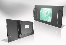 Ecran LCD industriel 4/3 intégrable en rack 19