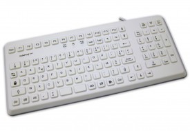 Clavier lavable 105 touches étanche IP68 avec vernis antimicrobien