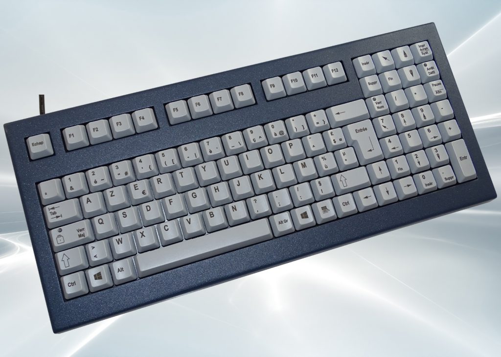 Clavier industriel 105 touches en boitier de table