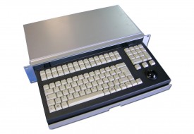 Clavier industriel 105 touches 2U en tiroir 19