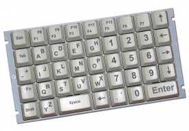 Clavier industriel 43 touches en châssis ouvert (OEM)