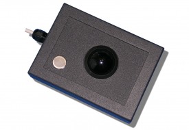 Trackball 38mm industrielle 1 bouton en boitier de table