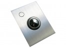 Trackball 38mm industrielle 1 bouton face avant inox intégrable en panneau par l’avant