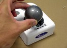 Trackball 50mm 3 boutons en boitier de table – Boule facilement amovible