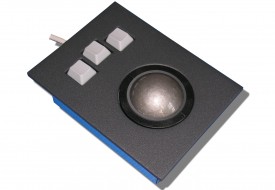 Trackball 50mm industrielle intégrable en panneau par l’avant