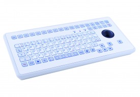 Clavier étanche 88 touches en boitier de table avec trackball 38mm