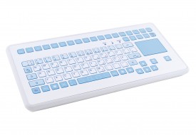 Clavier étanche 88 touches en boitier de table avec touchpad - Antimicrobien