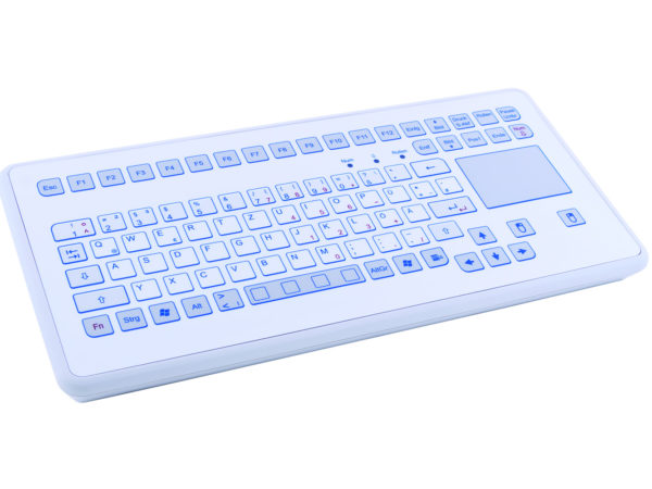 CLEANEE: CLAVIER USB FILAIRE 104 TOUCHES ETANCHE