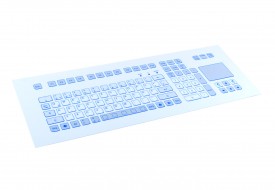 Clavier 105 touches intégrable en panneau par l'avant avec touchpad