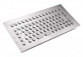 Clavier inox antivandale 84 touches intégrable par l'avant