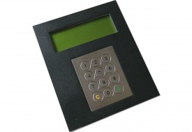 Terminal industriel avec clavier inox antivandale 12 touches avec afficheur 4x20 caractères interface RS232