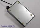 Clavier industriel 17 touches en boitier de table avec hub USB intégré – Fixations VESA75