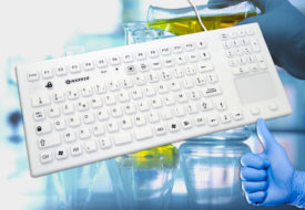 Clavier lavable 107 touches étanche IP68 avec touchpad