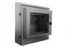 Hublot pour écran LCD – Exemple de montage sur coffret