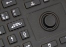 InduProof Advanced – Clavier noir en silicone avec souris bouton – Détail