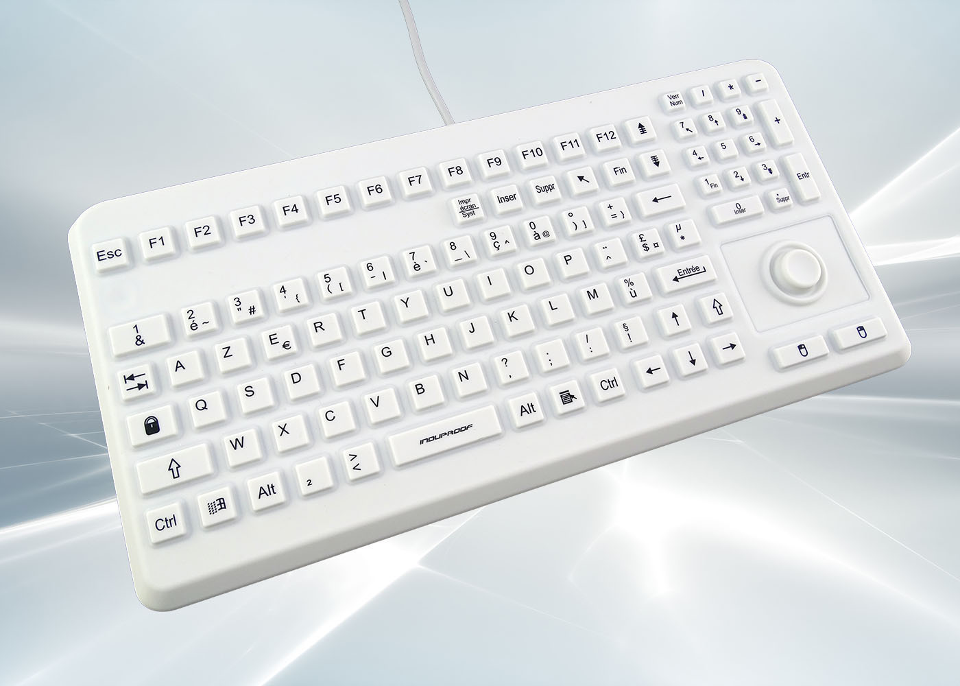 Clavier médical étanche en silicone à touches mécaniques - Nicomed