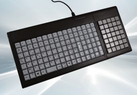 Clavier semi-industriel 147 touches course longue marqué avec Hub USB