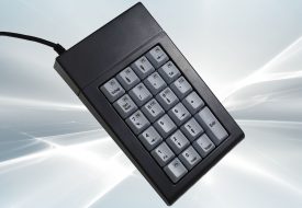 Clavier semi-industriel 24 touches course longue marqué