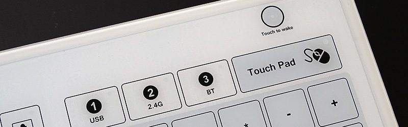 Clavier tactile sans fil pour zones aseptiques sensibles