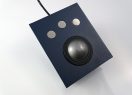 Trackball optique laser 3 boutons, boule 50 mm – Vue de dessus