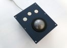 Trackball optique laser 3 boutons, boule 50 mm – Version trous de fixation