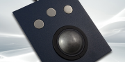 Trackball industrielle boule 50 mm 3 boutons