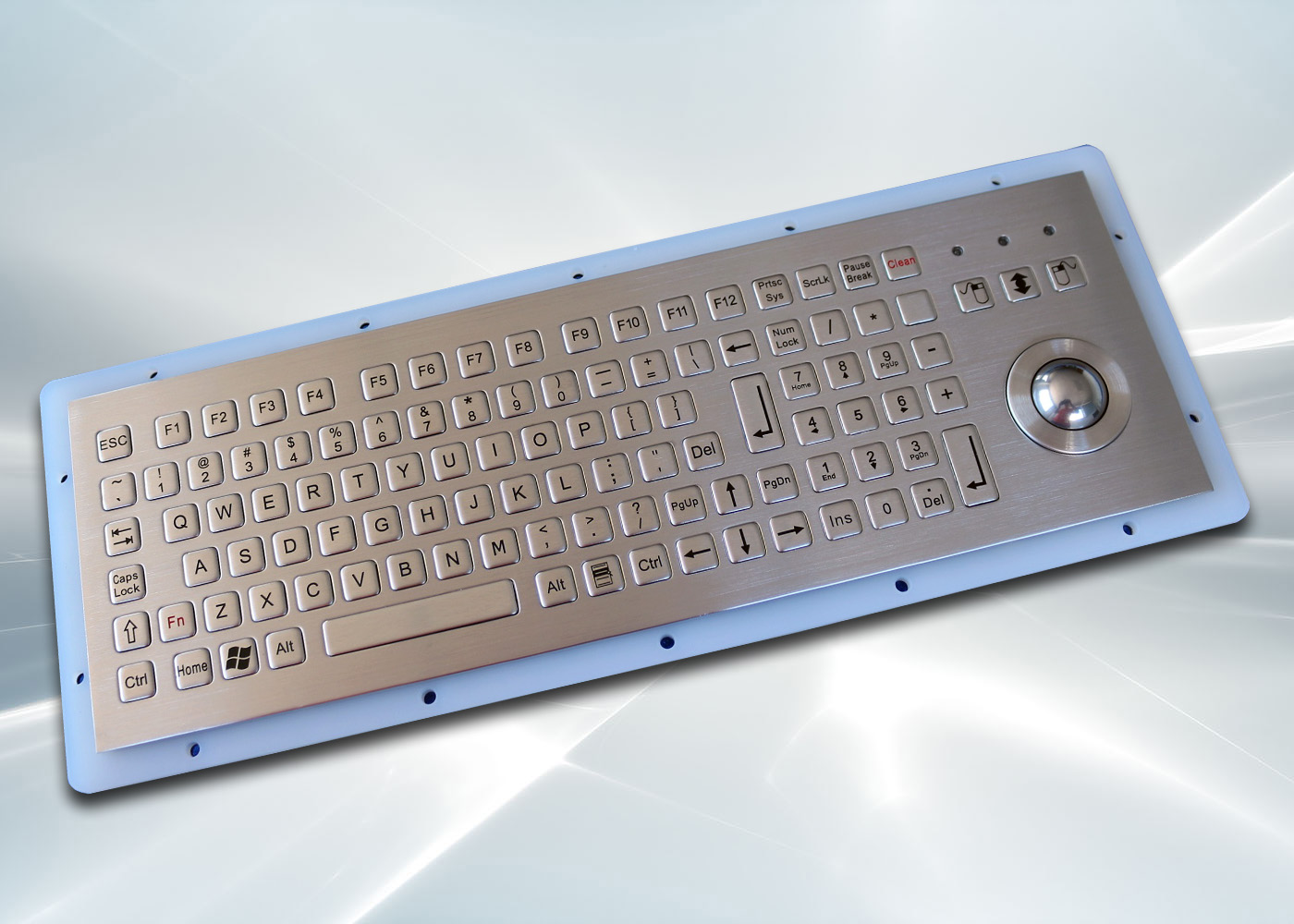 Clavier sans fil avec trackball AK-44100-TFU-B