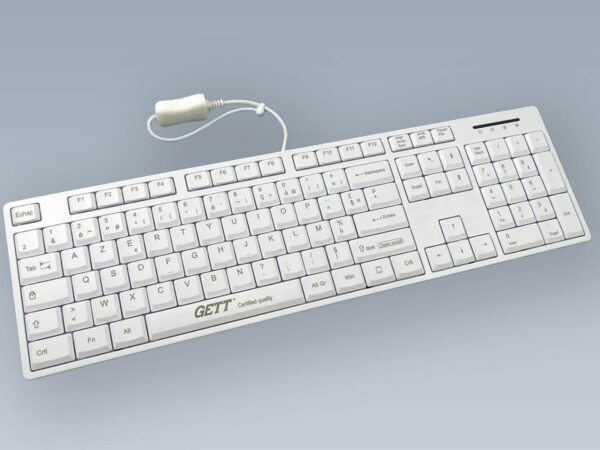Clavier médical 105 touches étanche à touches mécaniques