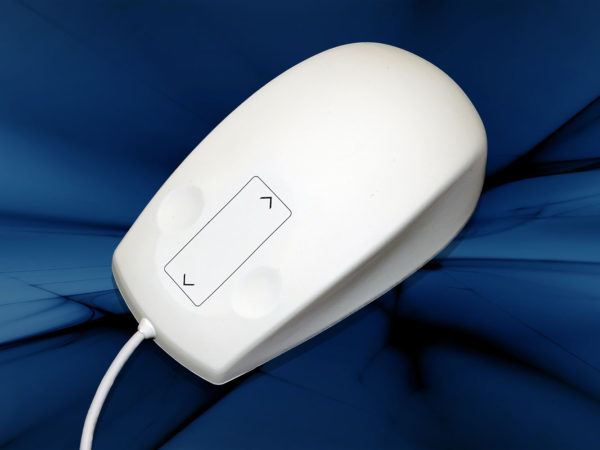 Souris médicale ergonomique IP68 avec molette tactile - MSI-U10030