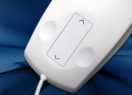 Souris médicale ergonomique IP68 avec molette tactile – Détail scroll tactile