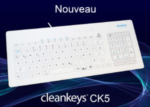 Clavier cleankeys®CK5 filaire - Esthétique et compact
