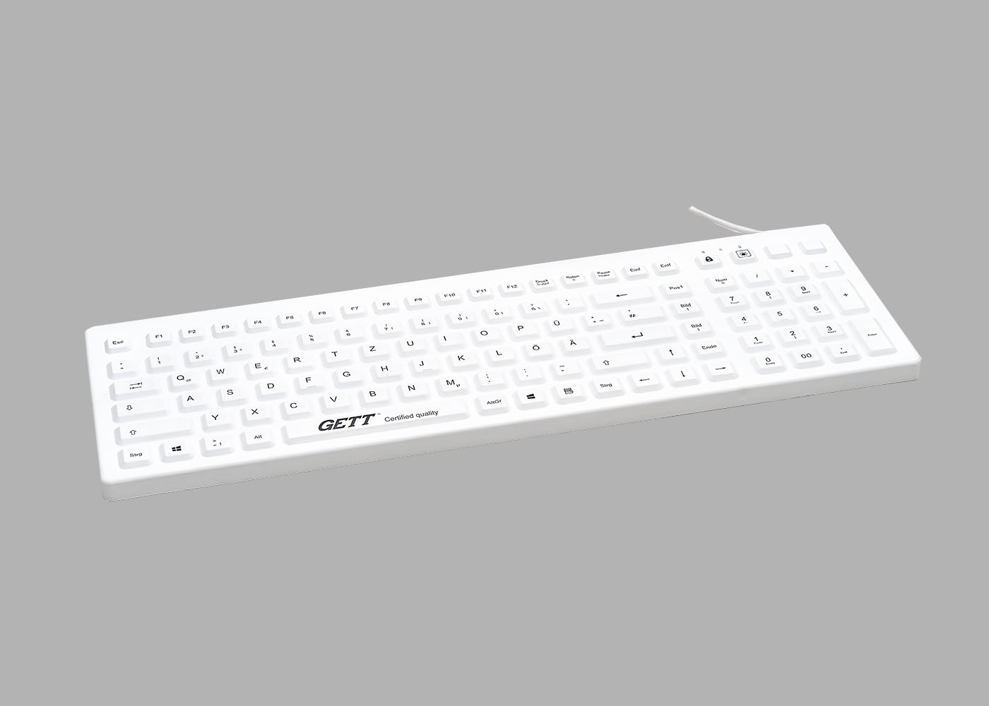 Clavier médical étanche en silicone à touches mécaniques - Nicomed