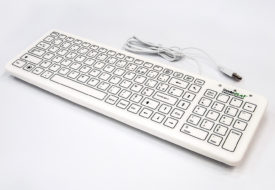 Clavier médical antibactérien SterileFLAT filaire