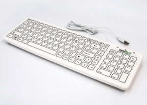 Clavier filaire silicone lisse SterileFLAT SF09-02