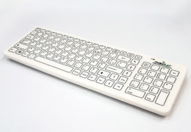 Clavier médical antibactérien SterileFLAT sans fil