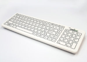 Clavier sans fil silicone lisse SterileFLAT SF09W-02
