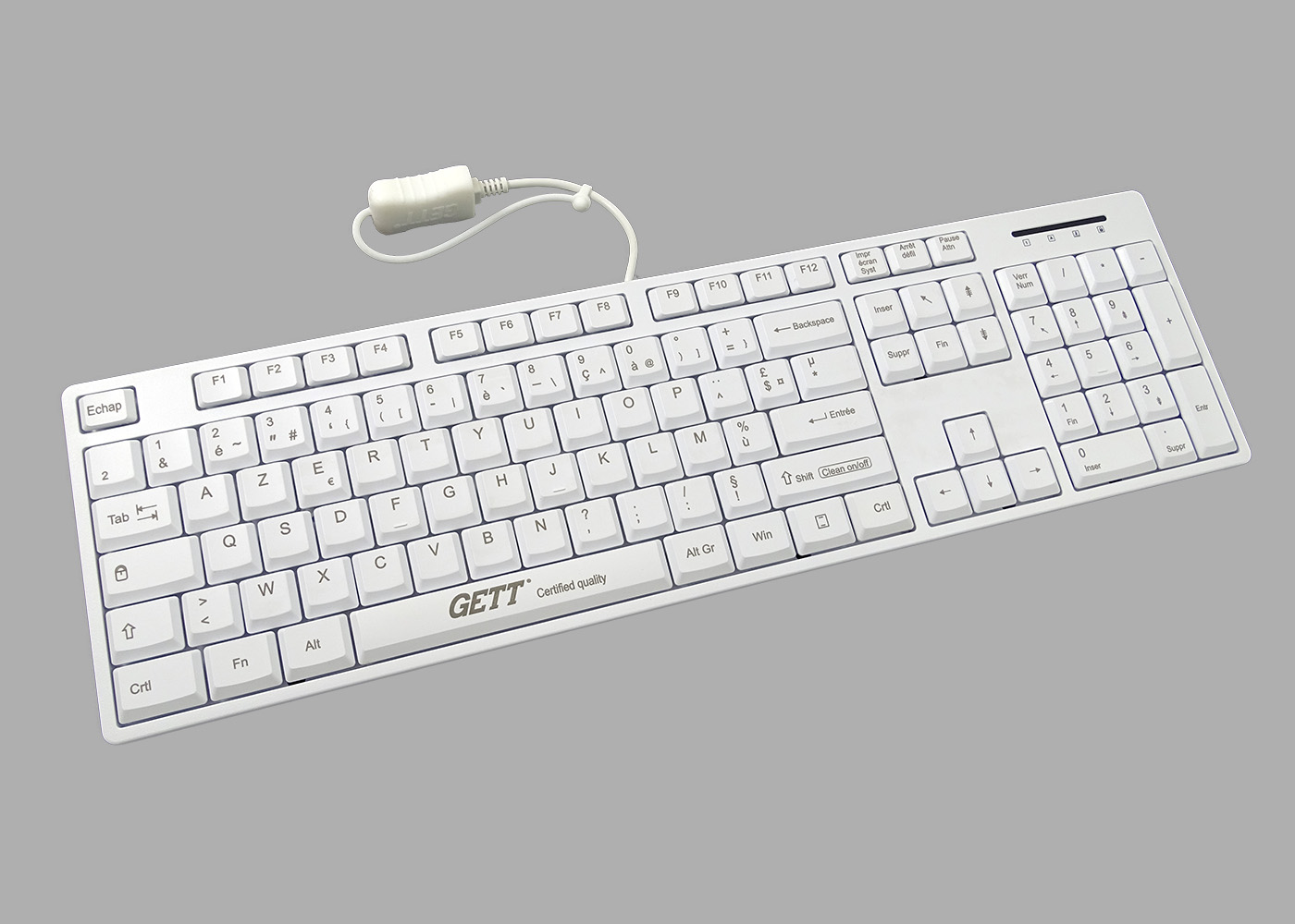 Clavier plat SterileFlat sans Fil