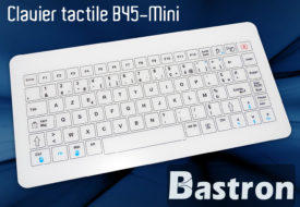 Bastron® B45-Mini - Le clavier tactile capacitif filaire compact avec touchpad géant