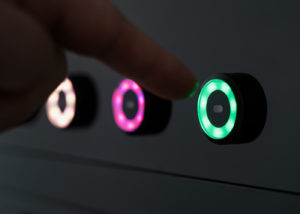Bouton optique lumineux