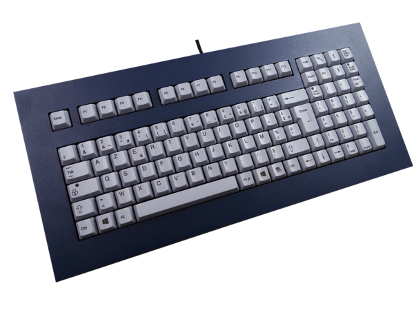 Clavier rigide étanche rétroéclairé compact à trackball