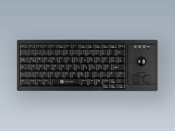 Clavier semi-industriel avec TrackBall série Cleantype® Xtra Roll